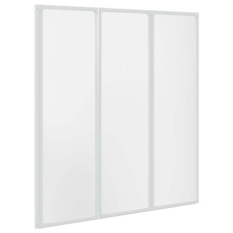 Écran de bain Vidaxl 3 panneaux pliables 141 x 132 cm