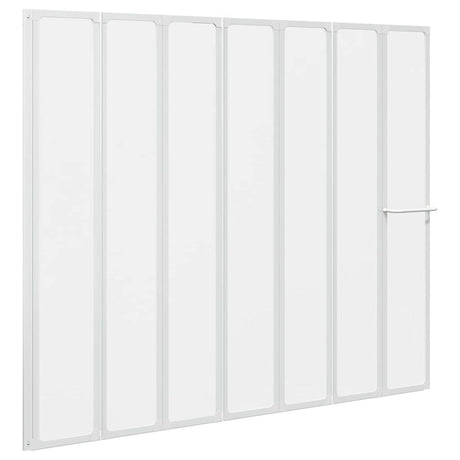 Panneaux de douche et de bain Vidaxl 140 x 168 cm 7 avec porte-serviettes