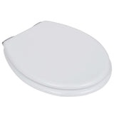 Vidaxl Woilet Siège Soft-Close Simple Design MDF White