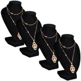 Porte-bijoux vidaxl pour chaîne 9x8,5x15 cm noir 4 pcs