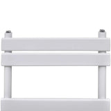 Rack de serviettes de radiateur Vidaxl Straitement 600x1200 mm