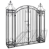 Vidaxl Port Decorative 112x20.5x134 cm Fer forgé