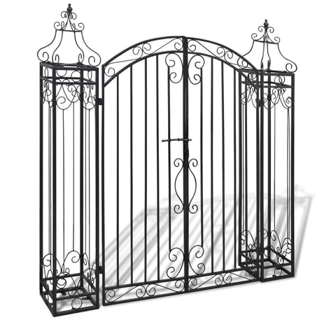 Vidaxl Port Decorative 112x20.5x134 cm Fer forgé