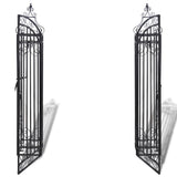 Vidaxl Port Decorative 112x20.5x134 cm Fer forgé