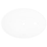 Vidaxl lavabo ovale 40x33 cm Céramique blanc