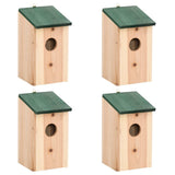 Vidaxl Bird Houses 4 PCS 12x12x22 cm Bois