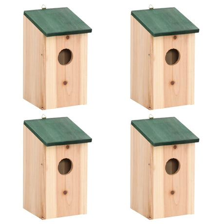 Vidaxl Bird Houses 4 PCS 12x12x22 cm Bois