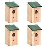 Vidaxl Bird Houses 4 PCS 12x12x22 cm tre