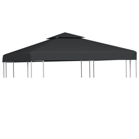 Vidaxl Remplacement Tente Arbor 310 g m² 3x3 m Gris foncé