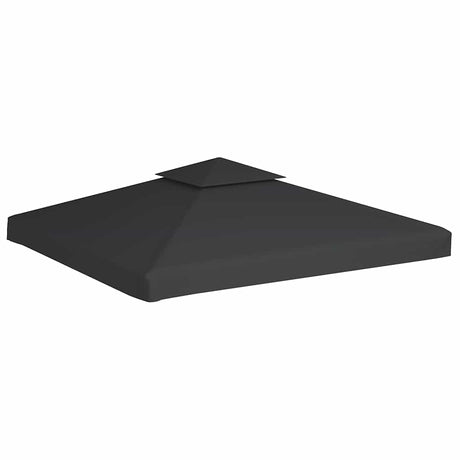 Vidaxl Remplacement Tente Arbor 310 g m² 3x3 m Gris foncé