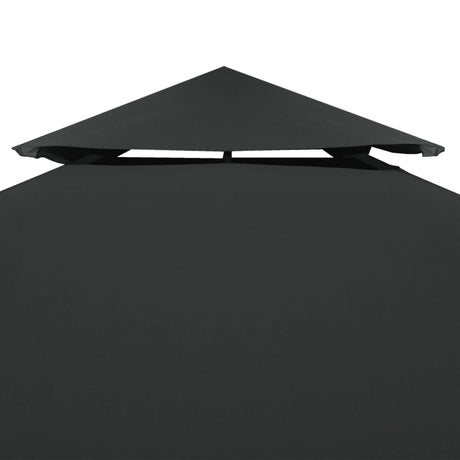 Vidaxl Remplacement Tente Arbor 310 g m² 3x3 m Gris foncé