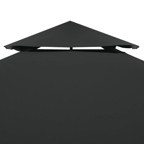 Vidaxl Remplacement Tente Arbor 310 g m² 3x3 m Gris foncé