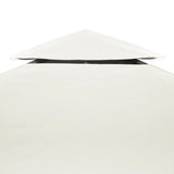 Vidaxl Remplacement Tente Arbor 310 G M² 3x4 M CRAME BLANC