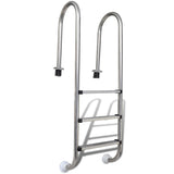 Vidaxl Swimming pool ladder with 3 sports 120 cm Stainless steel 304