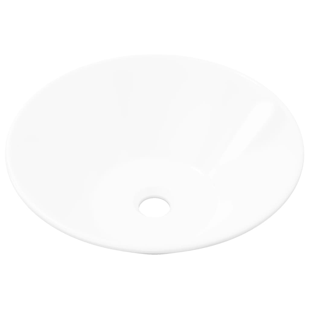 Vidaxl Keramic Washbasin Taps (White)