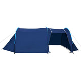 Vidaxl Tent 4 Persona azul marino y azul claro