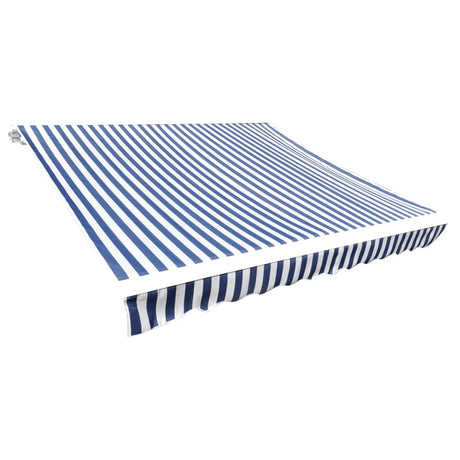Vidaxl Laifeldoek 4x3 m toile bleu et blanc