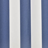 Vidaxl Laifeldoek 4x3 m toile bleu et blanc