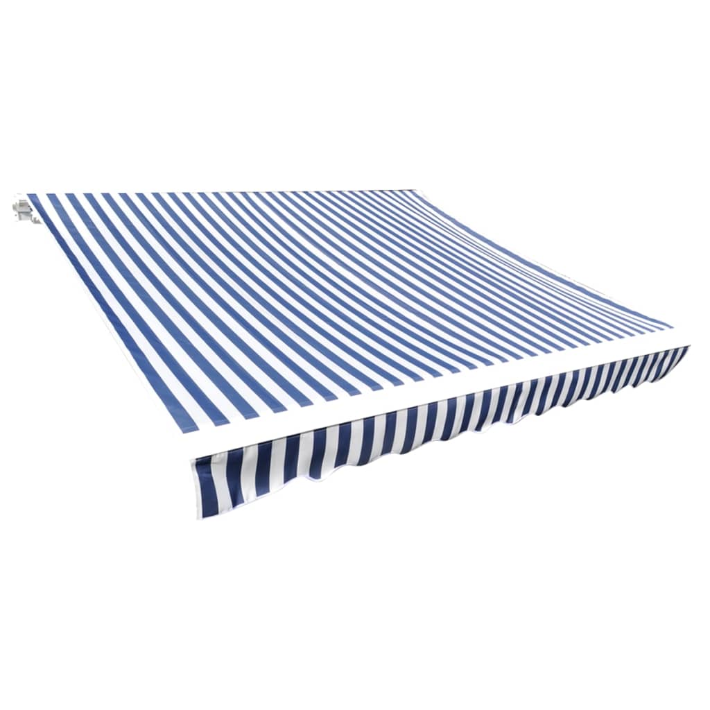 Vidaxl Laifeldoek 6x3 m toile bleu et blanc