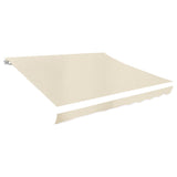 Vidaxl leeën loifeldoek 6x3 m Canvas Crème