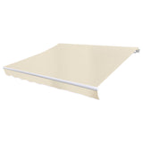 Vidaxl leeën loifeldoek 6x3 m Canvas Crème