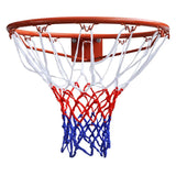 Ensemble d'anneaux de basket-ball Vidaxl avec un filet de 45 cm d'orange