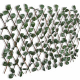 Vidaxl Garden Slat Work 5 ST avec des feuilles artificielles 180x90 cm saule