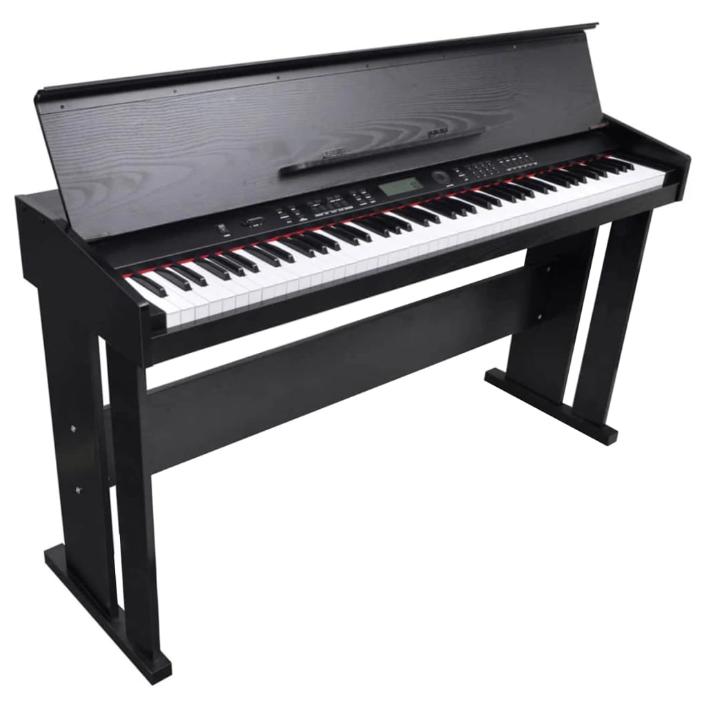 Piano numérique électronique Vidaxl avec 88 touches et porte-page