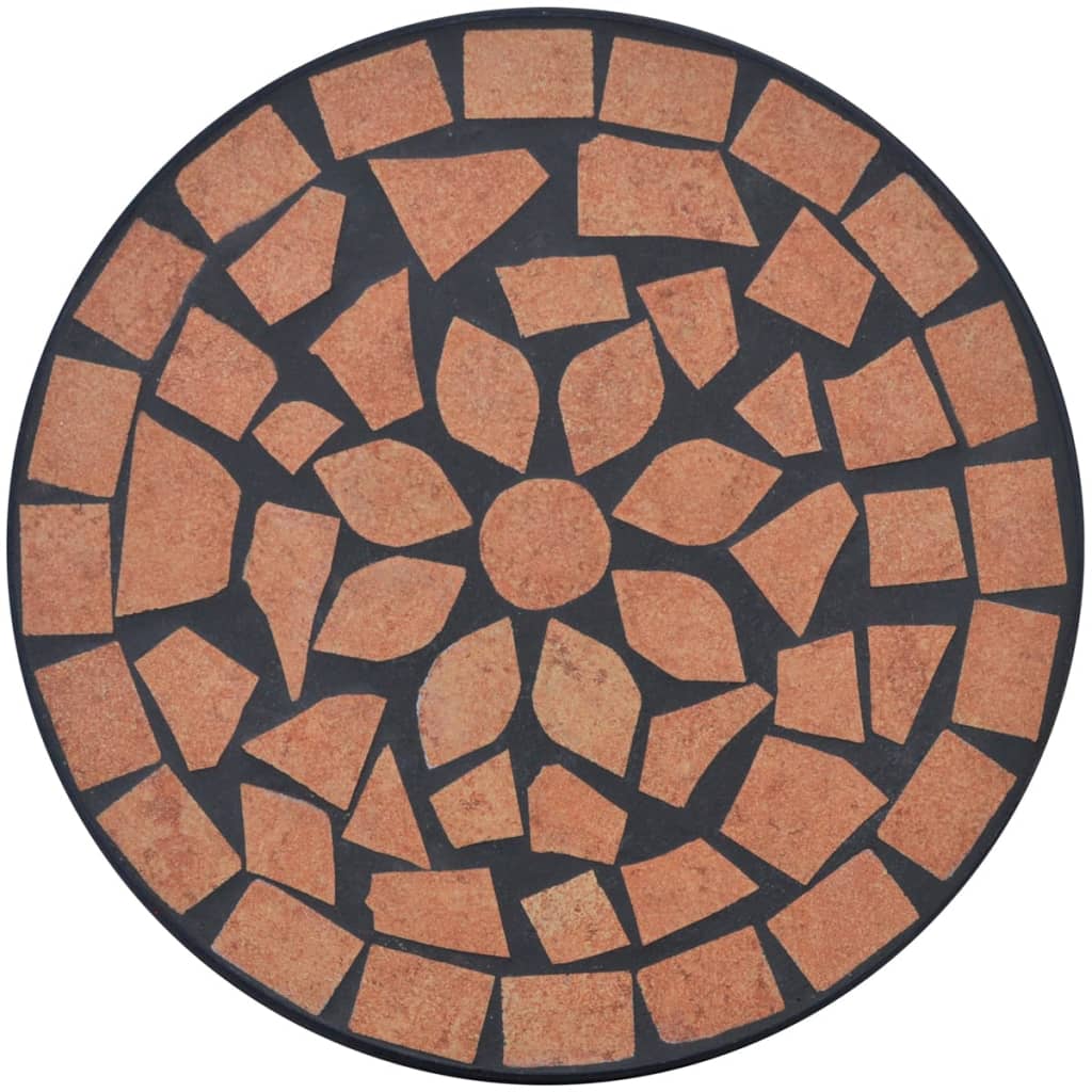 Vidaxl Bee Table Mosaic Terracotta -farget