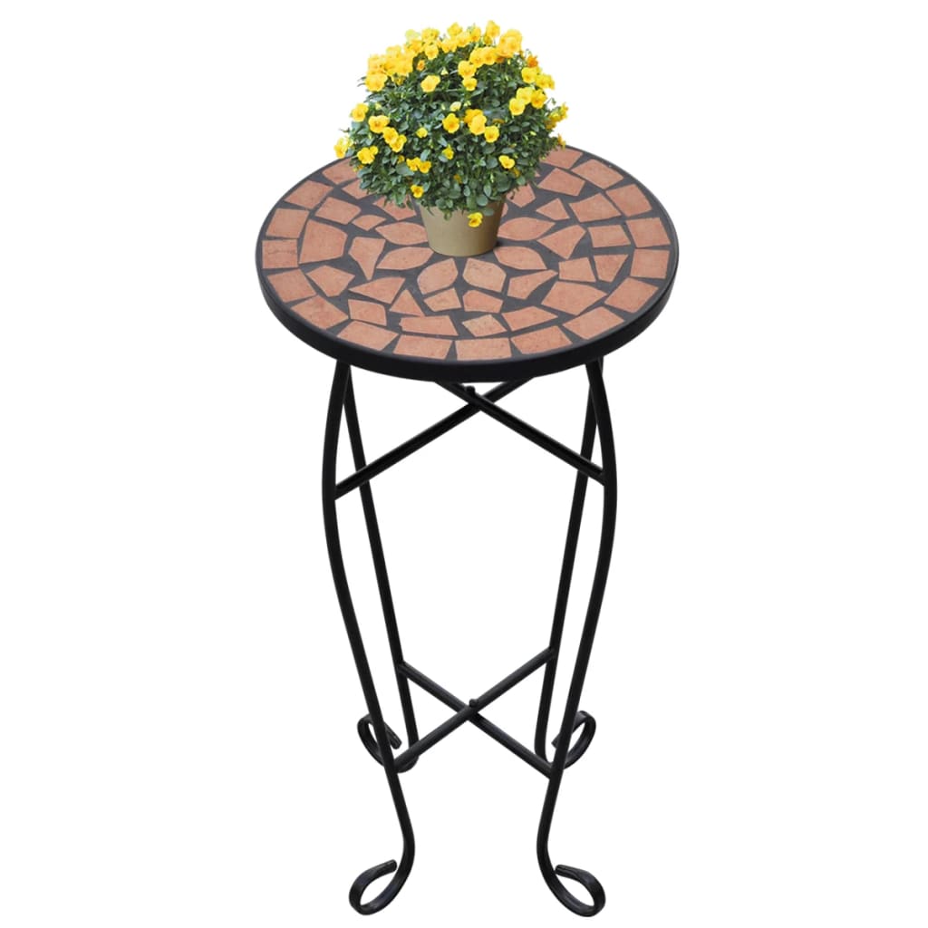 Vidaxl Bee Table Mosaic Terracotta -farget