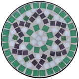 Vidaxl Bee Table Mosaïque vert et blanc