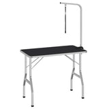 Table de garniture vidaxl pour animaux de compagnie avec une option de laisse