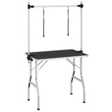Table de garniture vidaxl pour animaux de compagnie avec 2 options de laisse