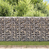 Vidaxl Schans Panier avec couvercles 100x30x30 cm fil galvanisé