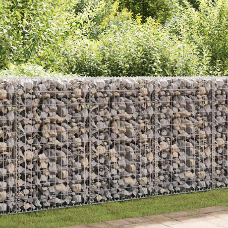 Vidaxl schanskorf avec couvercles 100x100x30 cm fil galvanisé