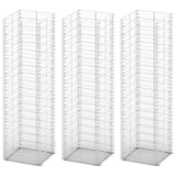 Vidaxl en 3 parties SCHANS BATAIL SET 25x25x100 cm Fil galvanisé