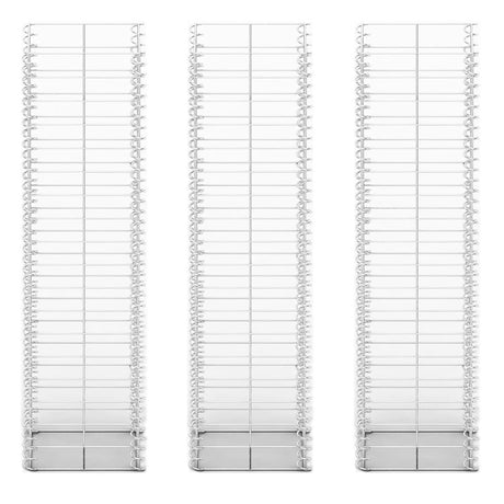 Vidaxl en 3 parties SCHANS BATAIL SET 25x25x100 cm Fil galvanisé