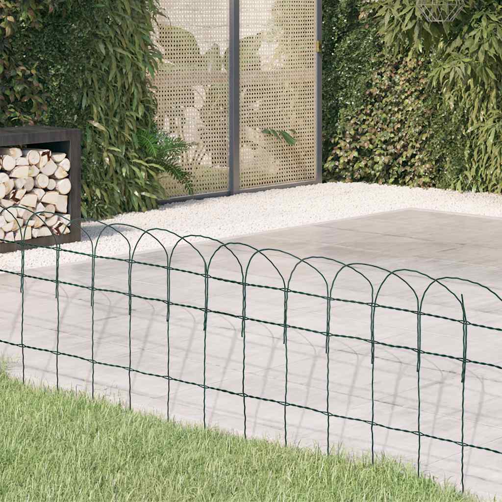 Séparation de la bordure Vidaxl 25x0,4 m de poudre de fer en poudre