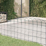 Séparation de la bordure Vidaxl 10x0,65 m de poudre de poudre
