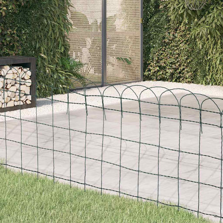 Séparation de la bordure Vidaxl 10x0,65 m de poudre de poudre