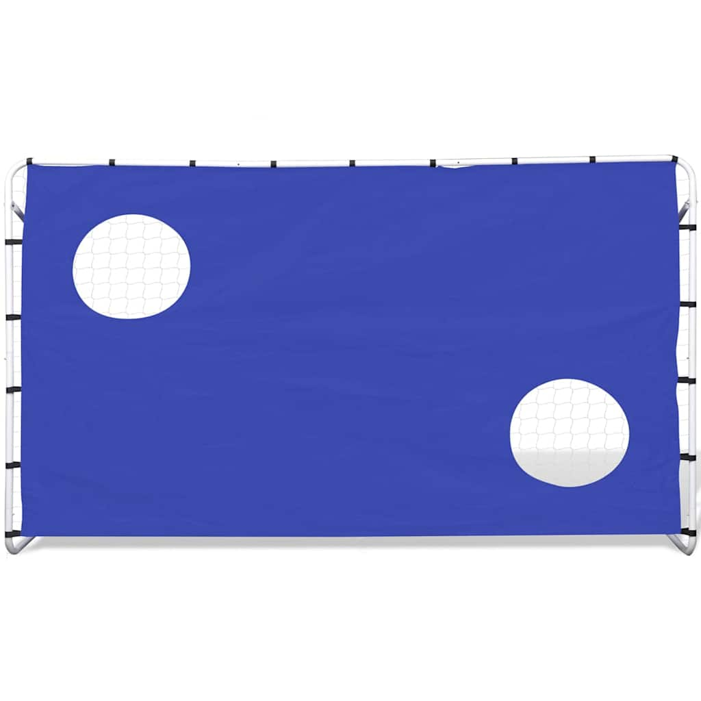 Objetivo de fútbol de Vidaxl con acero de alta calidad Target Wall 240x92x150 cm