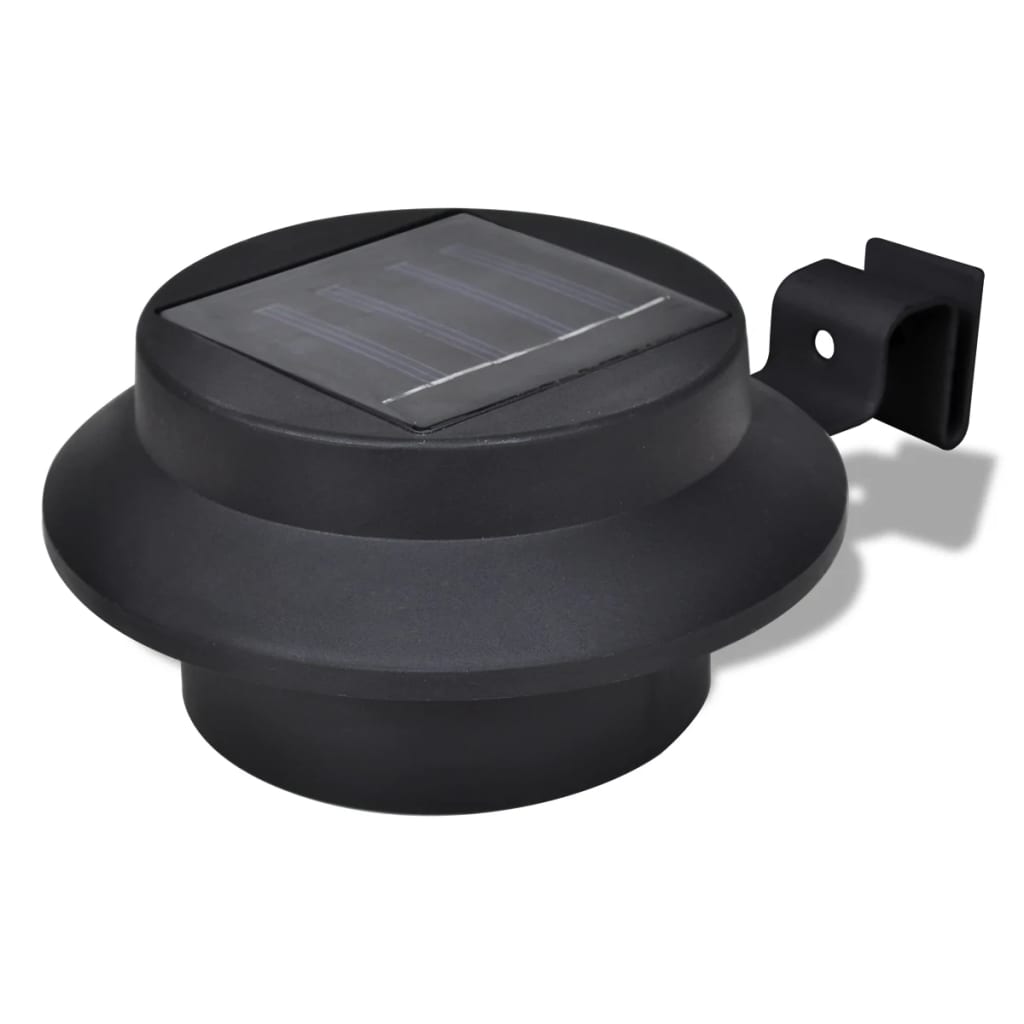 Vidaxl Solar Outdoor Lampe Set 6 pièces noires
