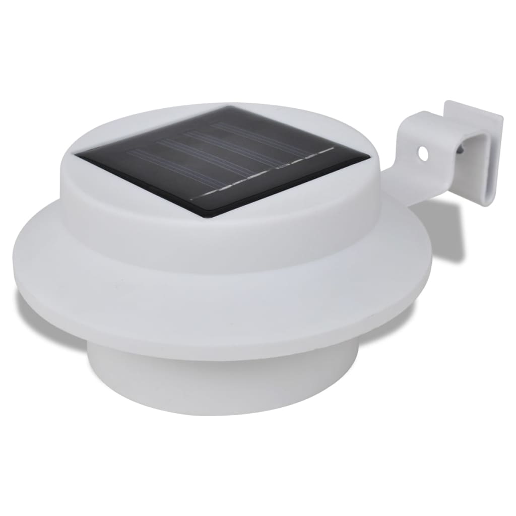 Vidaxl Solar Outdoor Lampe Set 6 pièces blanc