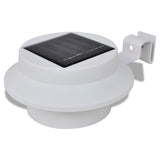 Vidaxl Solar Outdoor Lampe Set 6 pièces blanc