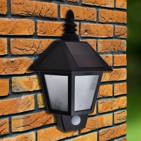 Lampe murale solaire Vidaxl avec capteur de mouvement