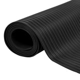 Vidaxl rubber anti-slip floor mat 2x1m wide ribbed