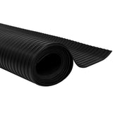 Vidaxl rubberen anti-slip vloermat 5x1m breed geribbeld