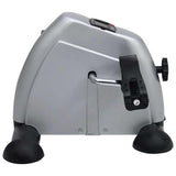 Vidaxl mini vélo d'exercice avec volant en plastique (argent)