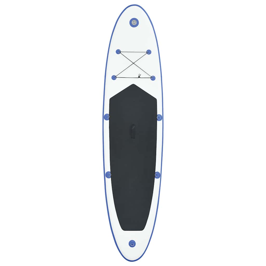 Vidaxl Stand Up Paddleboard, se ajusta azul inflable y blanco