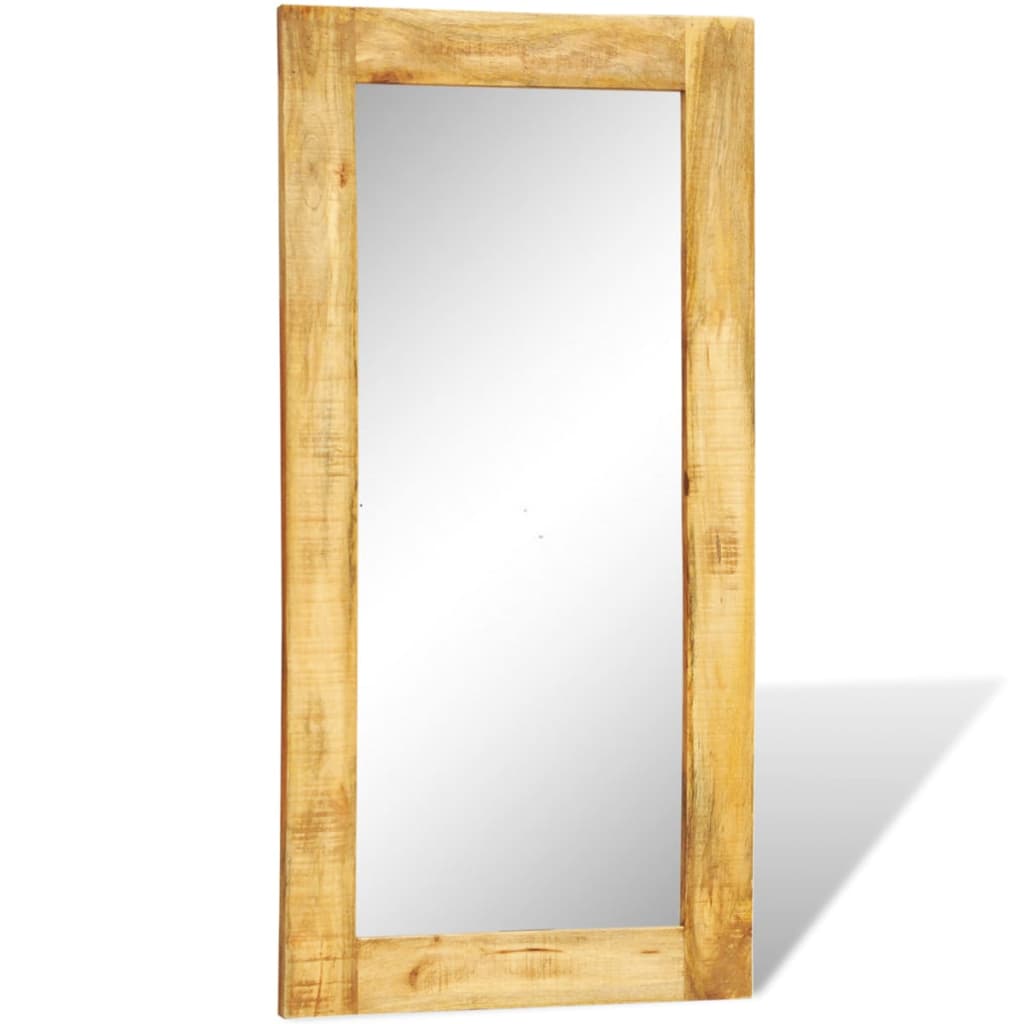 Vidaxl Wall mirror in solid wood frame 120x60 cm